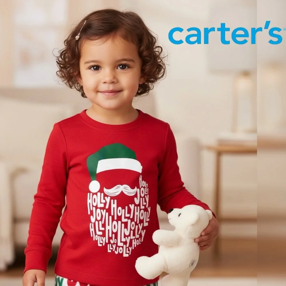 Carter's Red and Green Holiday Shirt